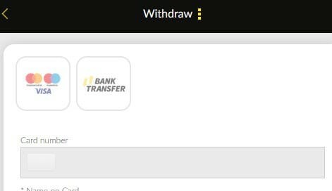 talkSPORT BET Withdrawal Screenshot